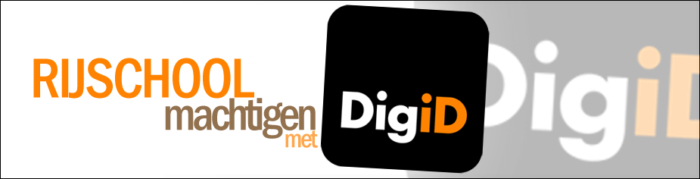 DIGID machtigen rijschool